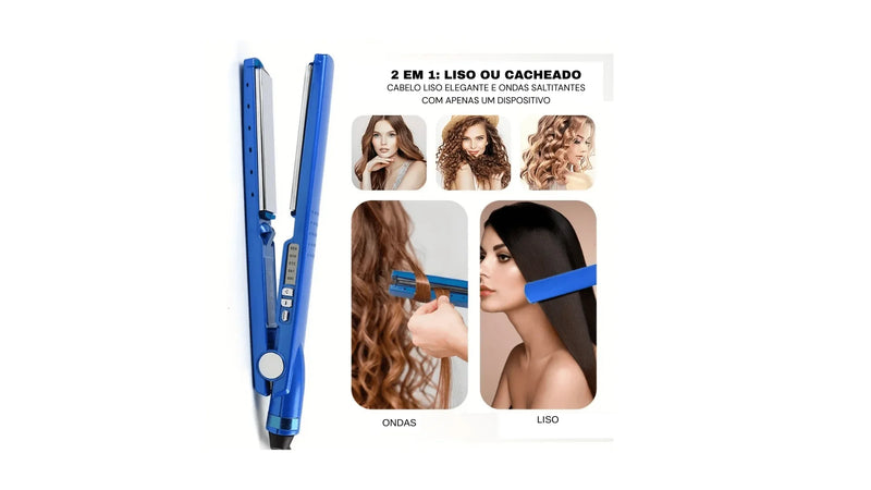 Chapinha Titanium Alisadora de Cabelo Premium