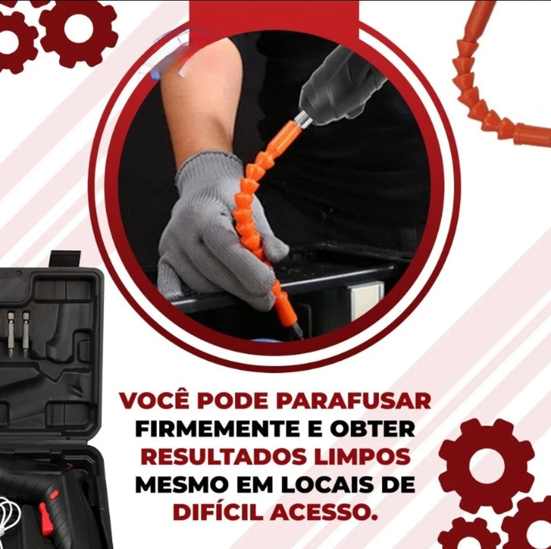 kit Parafusadeira/Furadeira 48 Peças
