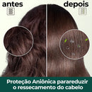 Mini escova pente alisadora de Cabelo