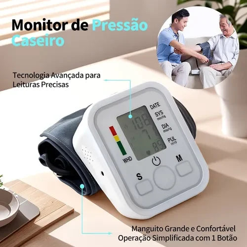 Kit Monitor de Pressão Arterial Automático
