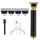 Máquina de Cortar Cabelo e Barba T9 USB LED