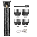 Máquina de Cortar Cabelo e Barba T9 USB LED