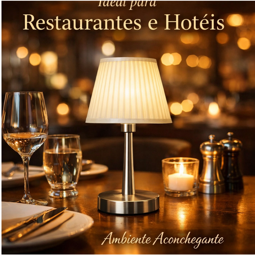 Luminária Aura Calm™ – Luz Quente Minimalista para Ambientes Aconchegantes